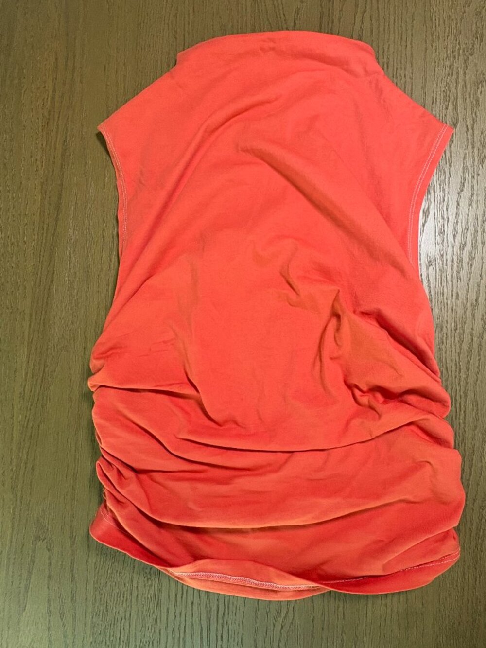 Maeve by Anthropologie Mock Neck Muscle Tee with Ruched Sides - Picture 3 of 6